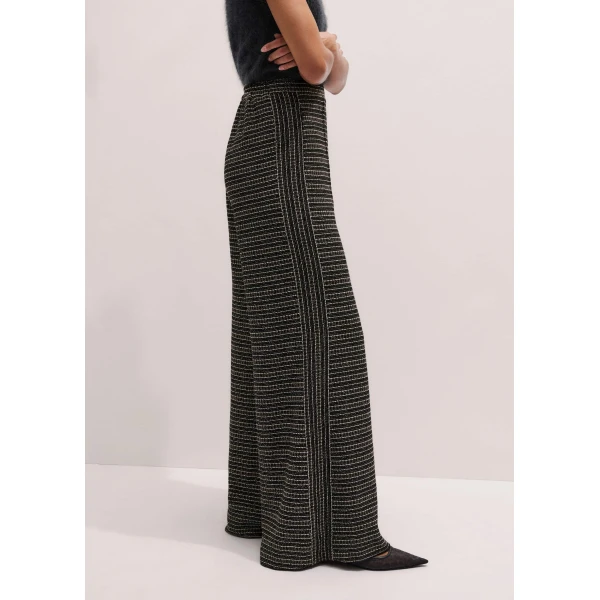 Me and Em AM-PM Wide-Leg Pant
Tweed Jersey, view 3