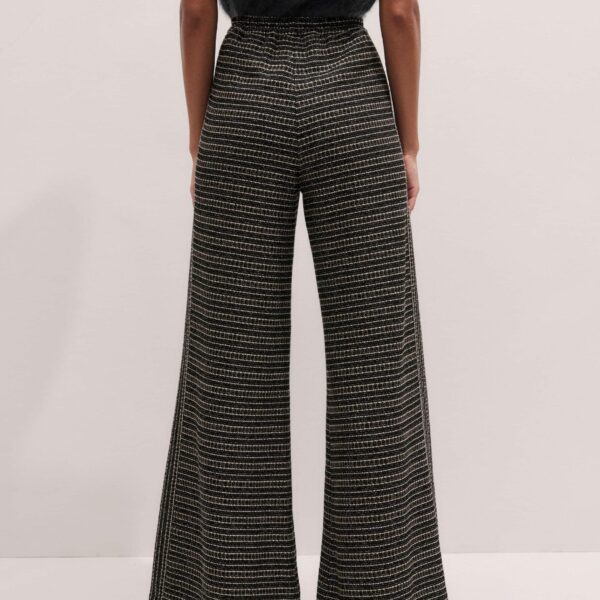 Tweed Jersey – luxury British Black in Me and Em exclusively at Coveti