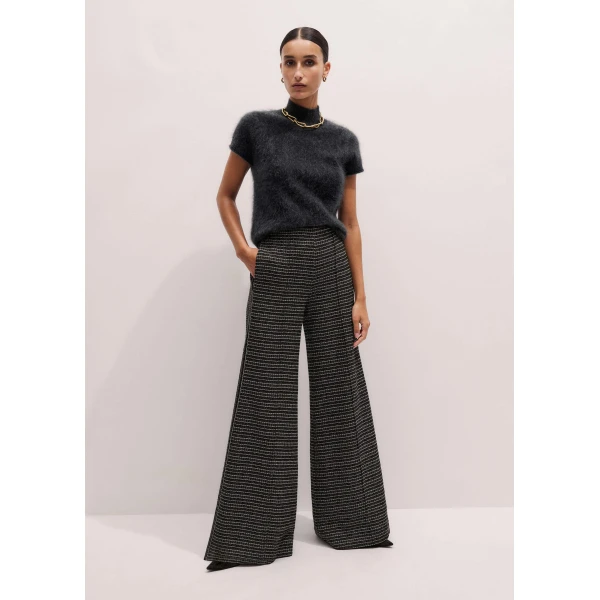 Me and Em AM-PM Wide-Leg Pant
Tweed Jersey, view 7