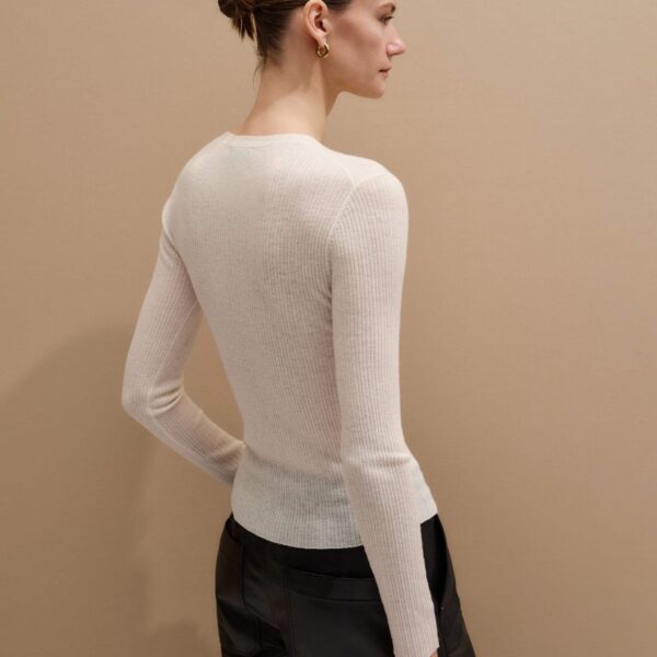 Merino + Cashmere – luxury British Ivory in Me and Em exclusively at Coveti