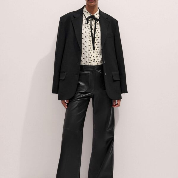 Soft Leather – luxury British Black in Me and Em exclusively at Coveti