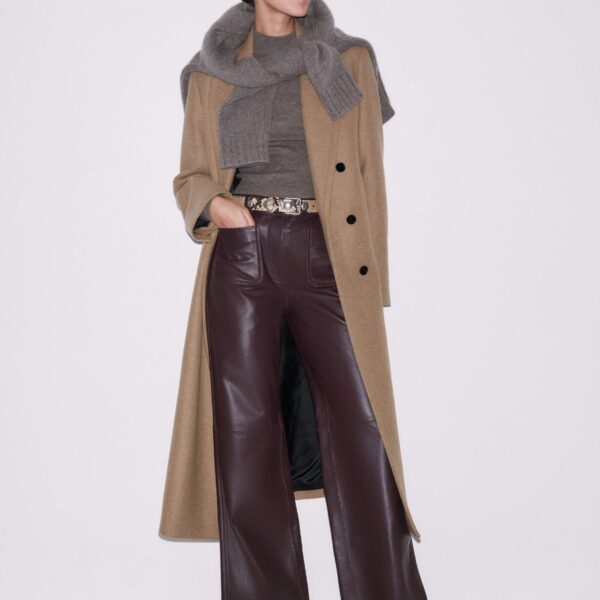 Soft Leather – luxury British Red in Me and Em exclusively at Coveti