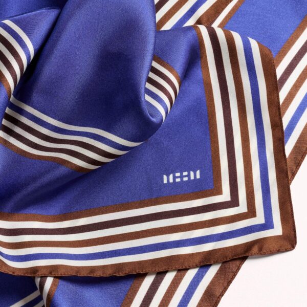 Silk Twill – luxury British Blue in Me and Em exclusively at Coveti