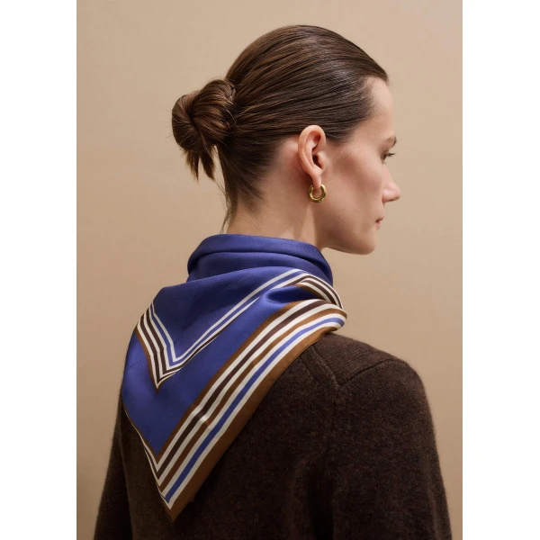 Me and Em Border Scarf
Silk Twill, view 5