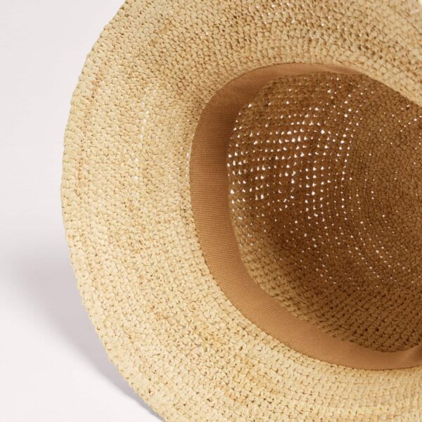 Woven Raffia – luxury British Beige in Me and Em exclusively at Coveti