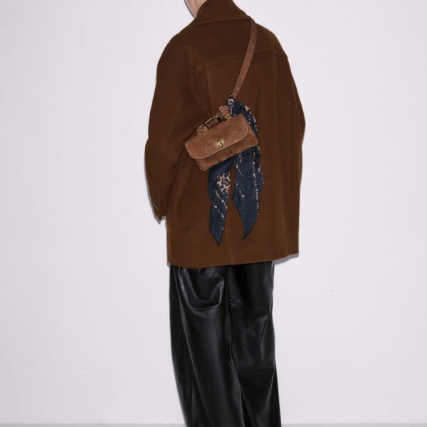 Italian Wool – luxury British Brown in Me and Em exclusively at Coveti