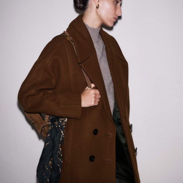 Me + Em Cocoon Car Coat