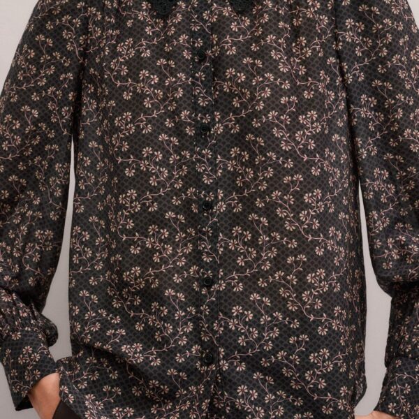 Cotton + Silk – luxury British Black in Me and Em exclusively at Coveti