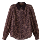 Me and Em Contrast Collar Blouse
