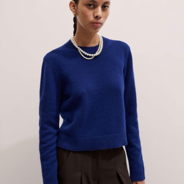 Cashmere – luxury British Blue in Me and Em exclusively at Coveti