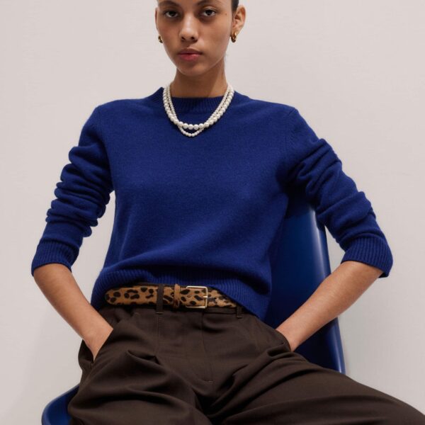 Me + Em Crew Neck Crop Sweater