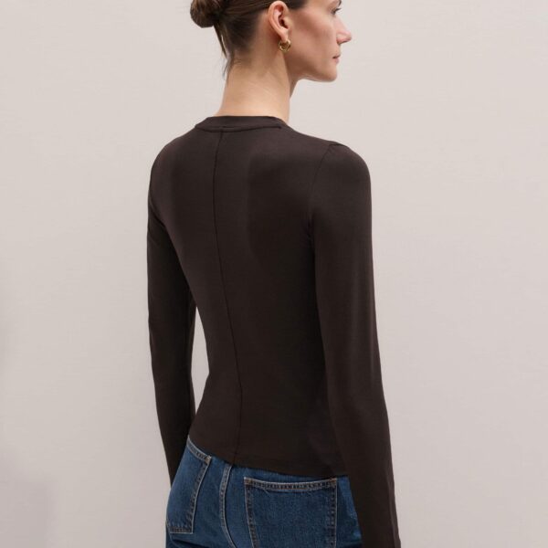 Me + Em Crew Neck Slim Top
