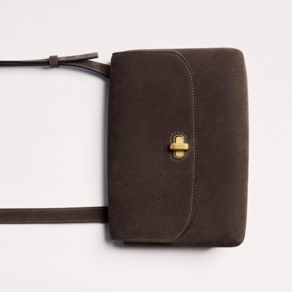 Italian Leather – luxury British Brown in Me and Em exclusively at Coveti