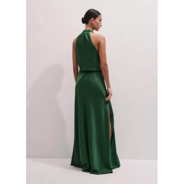 Me and Em Draped Evening Dress
Fluid Satin Dress, view 2