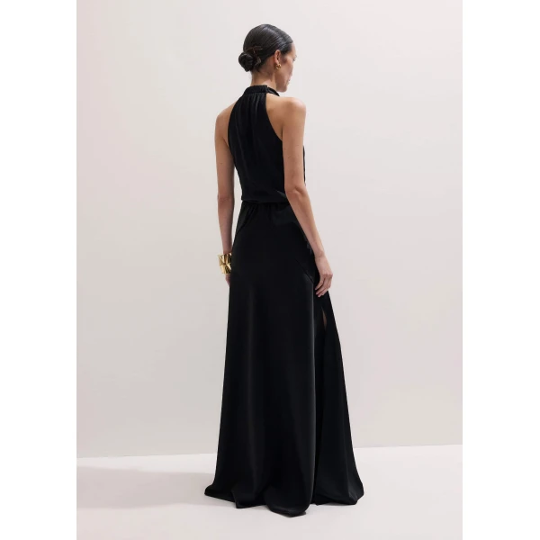 Me and Em Draped Evening Dress
Fluid Satin Dress, view 3