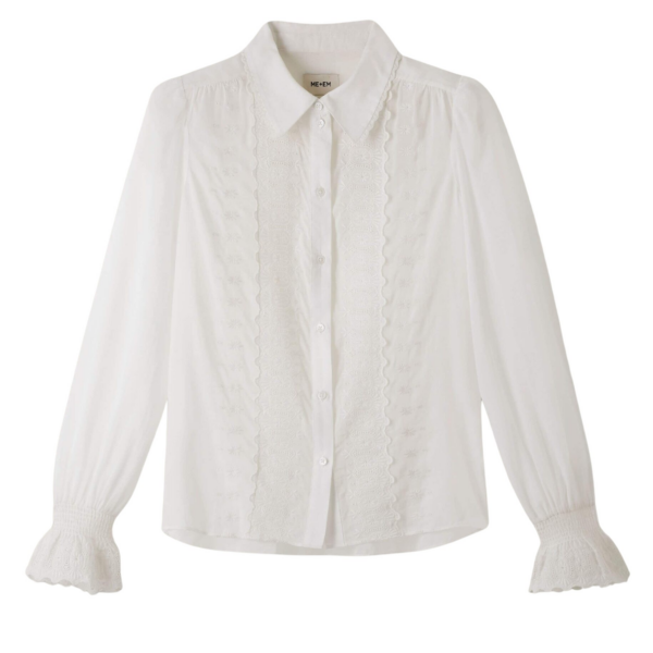 Me and Em Embriodery Trim Blouse