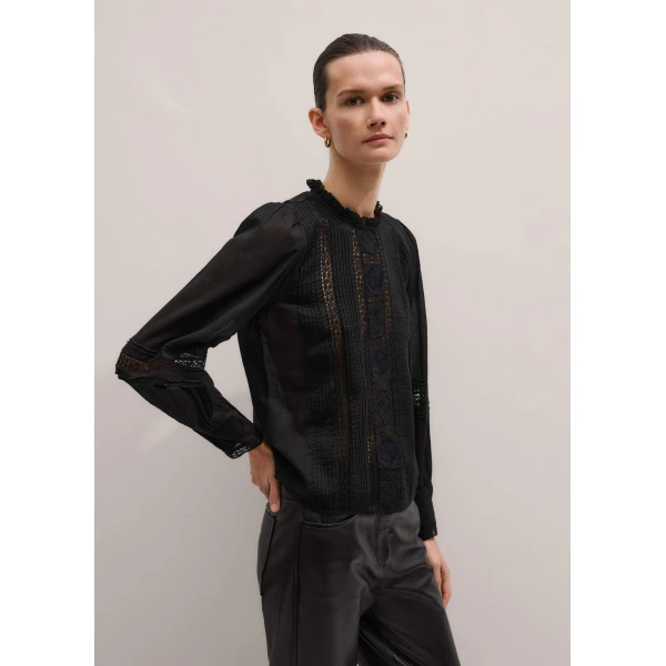 Me and Em Embroidered Detail Top
Supersoft Voile Top, view 2
