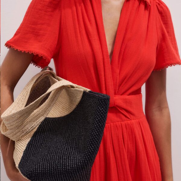 Cotton Cheesecloth – luxury British Red in Me and Em exclusively at Coveti