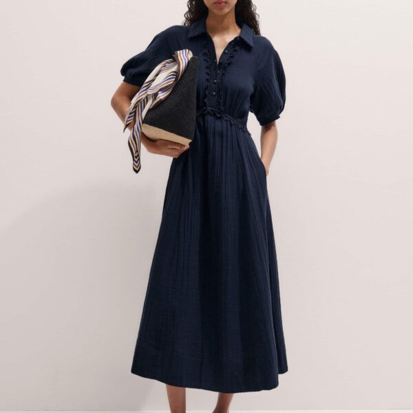 Me and Em Fit + Flare Midi Dress