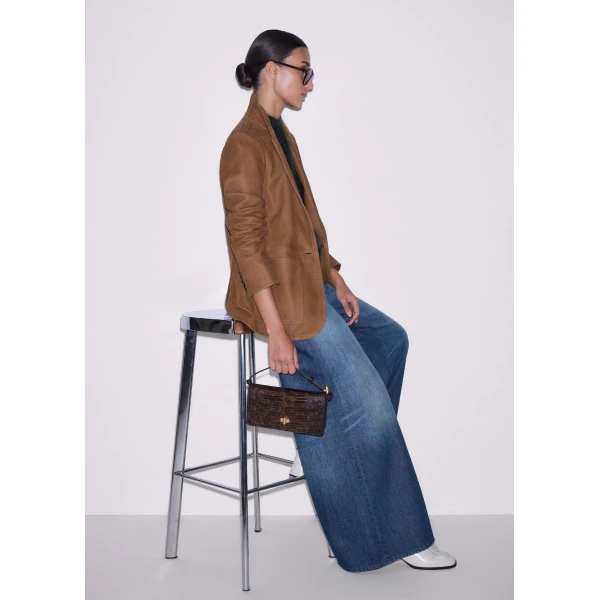 Me and Em Forever Blazer
Nubuck Leather Jacket, view 5