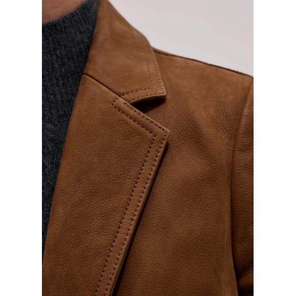 Me and Em Forever Blazer
Nubuck Leather Jacket, view 6