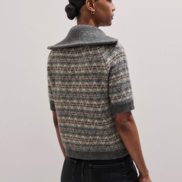 Alpaca Blend – luxury British Grey in Me and Em exclusively at Coveti