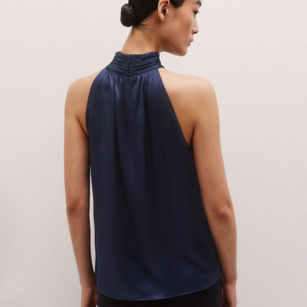 Silk Satin – luxury British Blue in Me and Em exclusively at Coveti