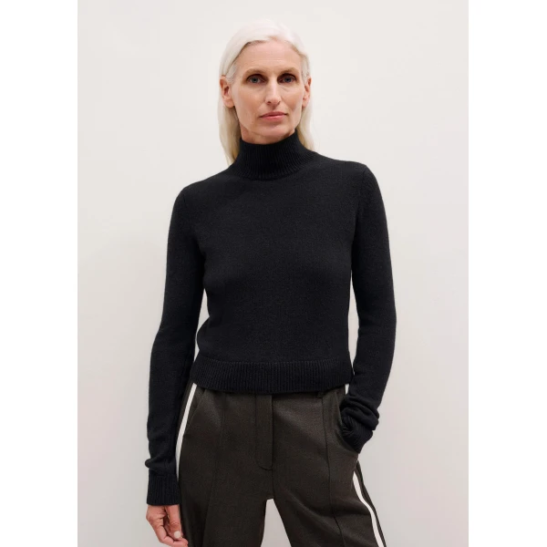 Me and Em High Neck Crop Sweater
Cashmere Knit, view 2