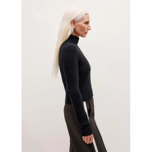 Me and Em High Neck Crop Sweater
Cashmere Knit, view 3