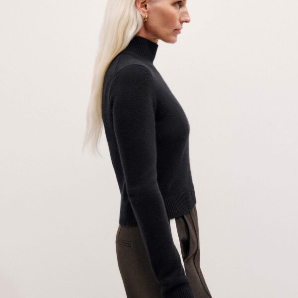 Me + Em High Neck Crop Sweater