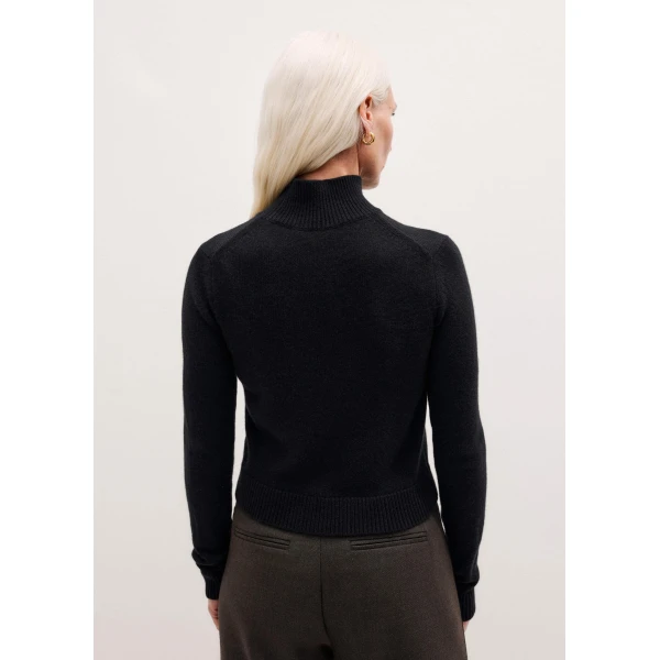Me and Em High Neck Crop Sweater
Cashmere Knit, view 4