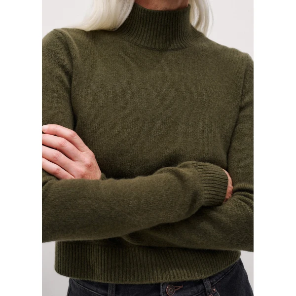 Me and Em High Neck Crop Sweater
Cashmere Knit, view 6