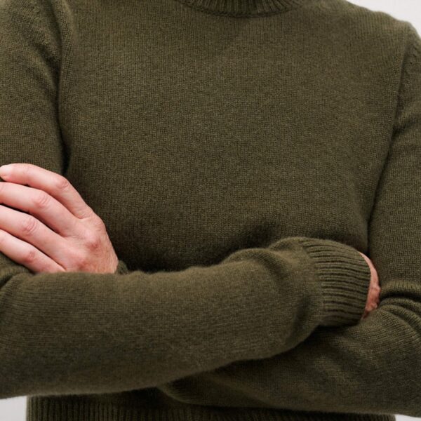 Cashmere – luxury British Green in Me and Em exclusively at Coveti