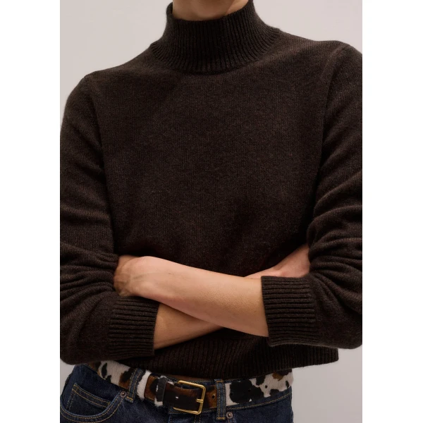Me and Em High Neck Crop Sweater
Cashmere Knit, view 6
