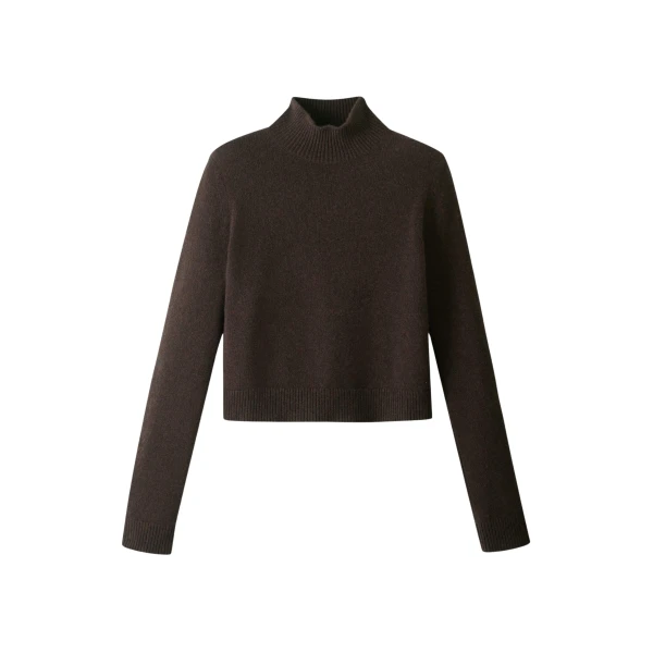 Me and Em High Neck Crop Sweater