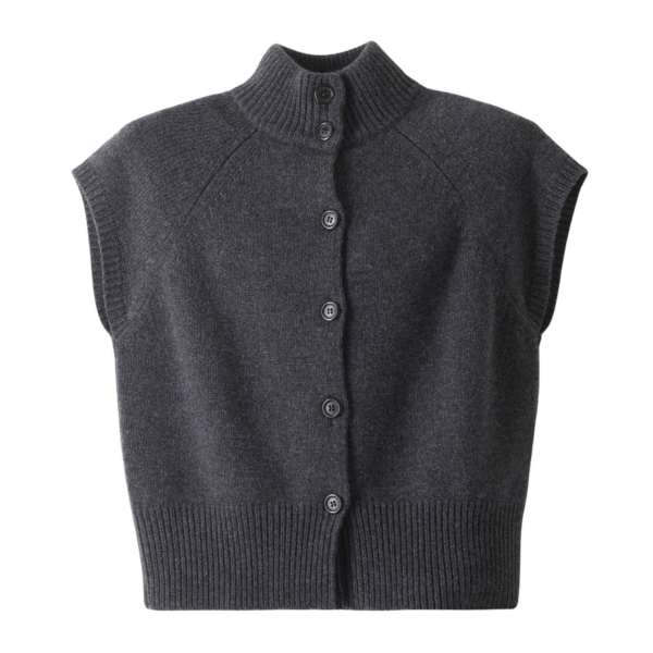 Me and Em High Neck Relaxed Vest