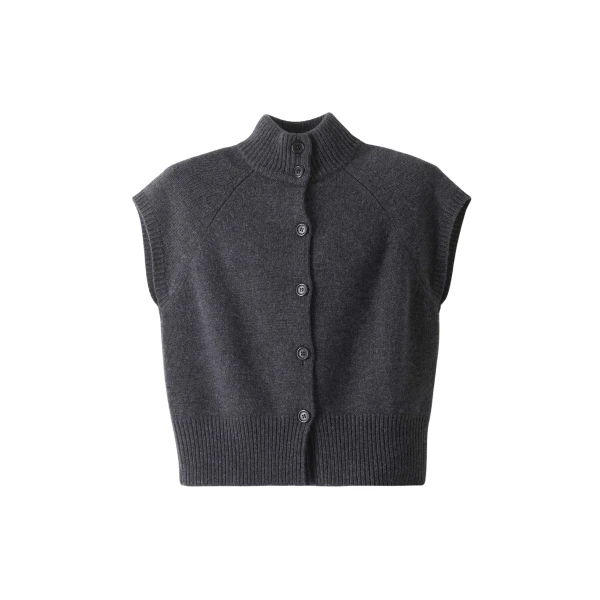 Me and Em High Neck Relaxed Vest