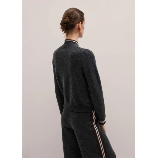 Me and Em Knit Bomber Jacket
Merino + Cashmere, view 2