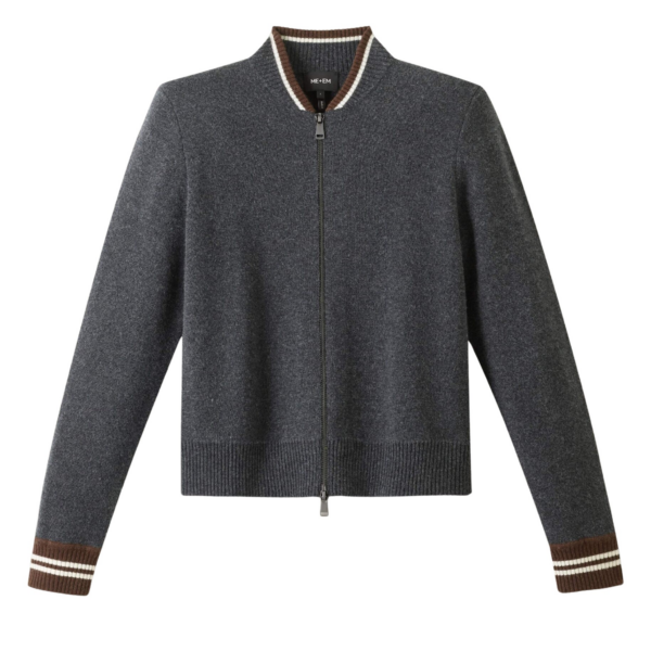 Me and Em Knit Bomber Jacket