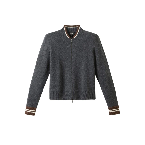 Me and Em Knit Bomber Jacket