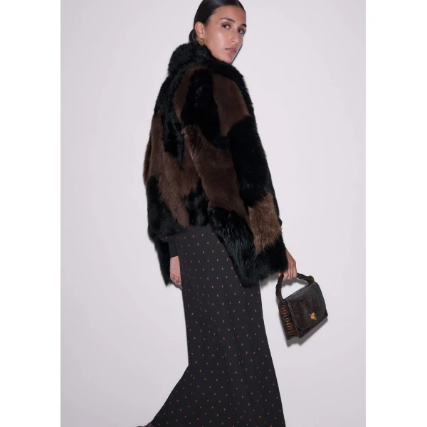 Me and Em Lace Trim Maxi Dress
Fluid Crepe Dress, view 4