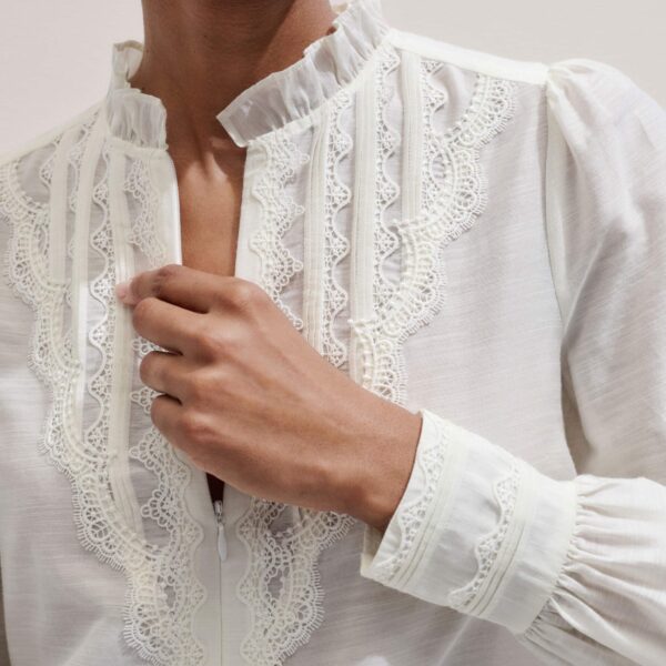 Cotton + Silk – luxury British Ivory in Me and Em exclusively at Coveti