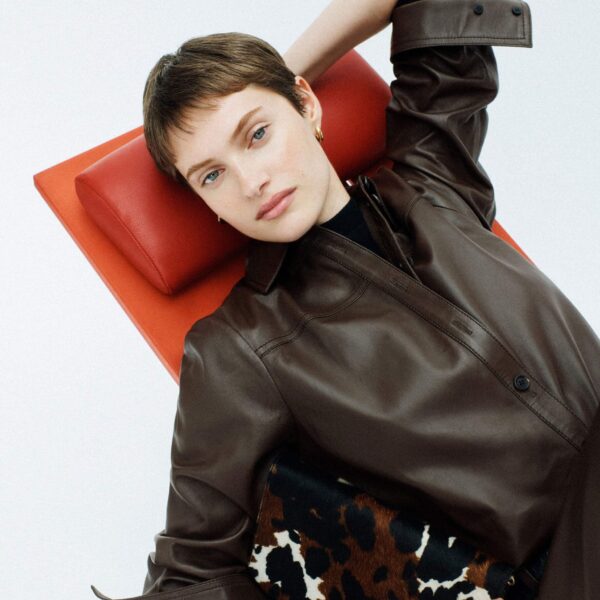 Soft Leather – luxury British Brown in Me and Em exclusively at Coveti