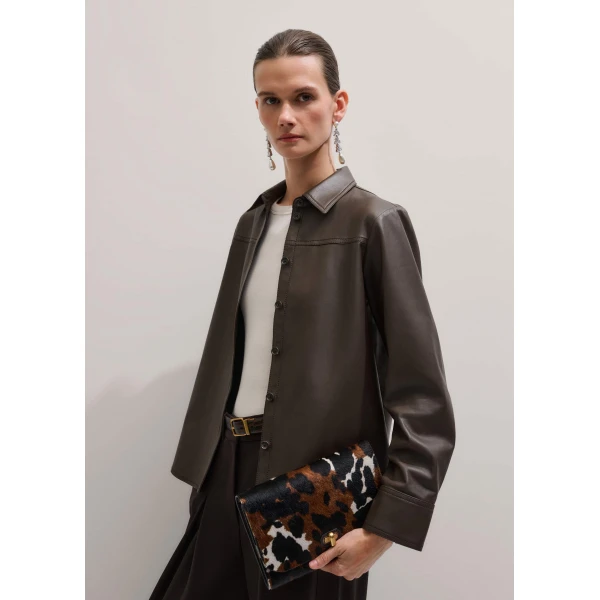 Me and Em Luxe Straight Shirt
Soft Leather Top, view 7