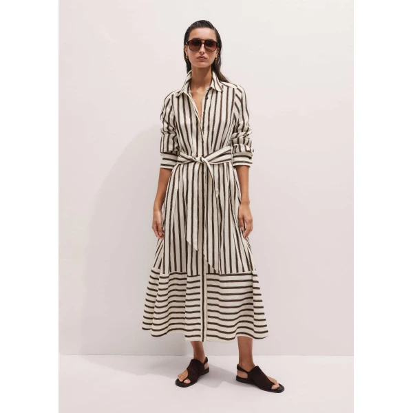 Me and Em Maxi Dress + Belt
Crease-Less Linen, view 5