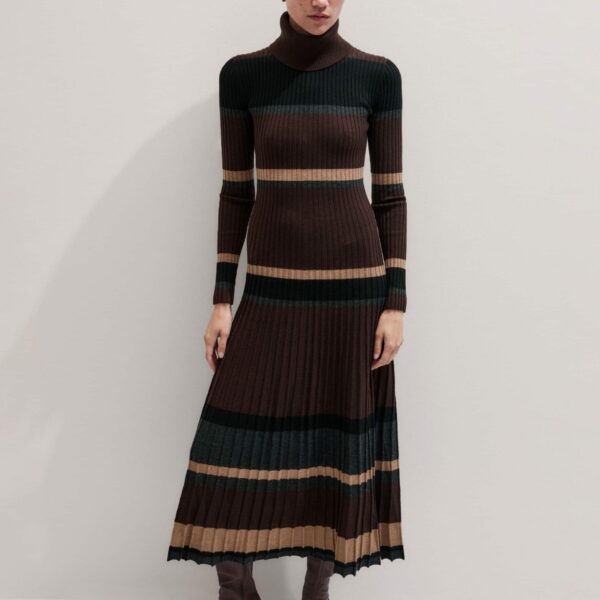 Stretch Merino – luxury British Brown in Me and Em exclusively at Coveti