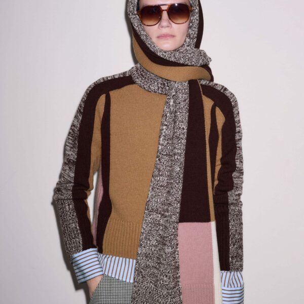 Merino + Cashmere – luxury British Multicolour in Me and Em exclusively at Coveti