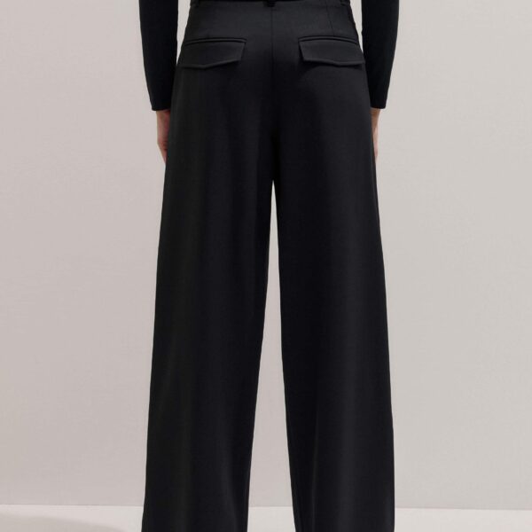 Wool Tailoring – luxury British Black in Me and Em exclusively at Coveti