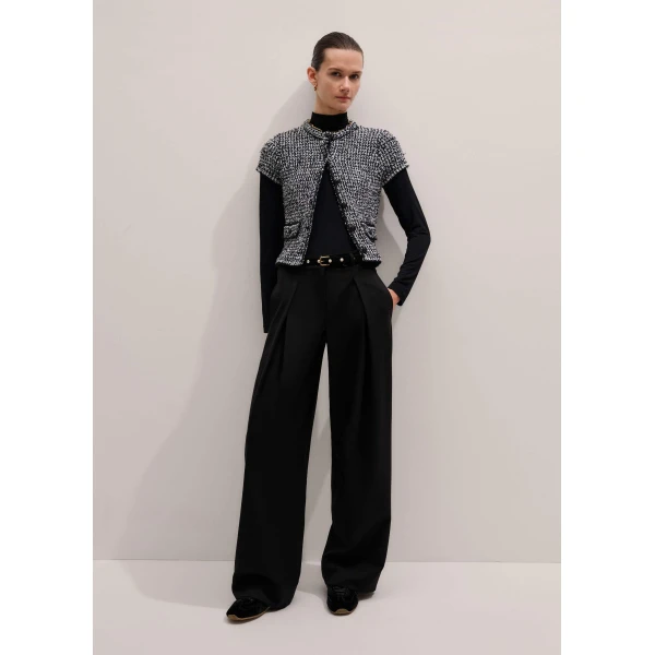 Me and Em Pleat Tapered Pant
Wool Tailoring, view 5