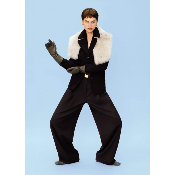 Me and Em Pleat Tapered Pant
Wool Tailoring, view 6